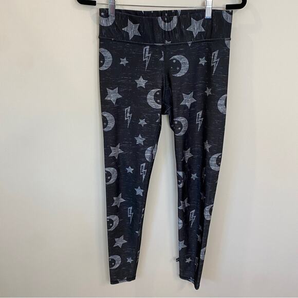 Zara Terez Celestial Moon, Star, Lightning Bolt Leggings Size Large - Picture 2 of 7